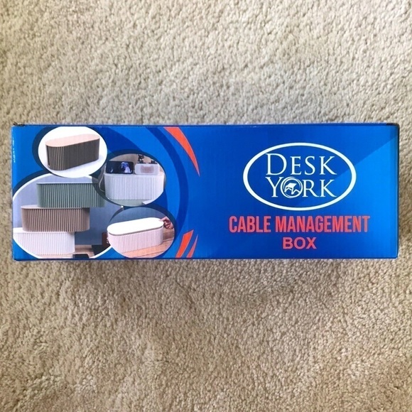 Brand New Cable Management Box Large Cord Organizer Box Hide Power Strips White - Picture 6 of 8